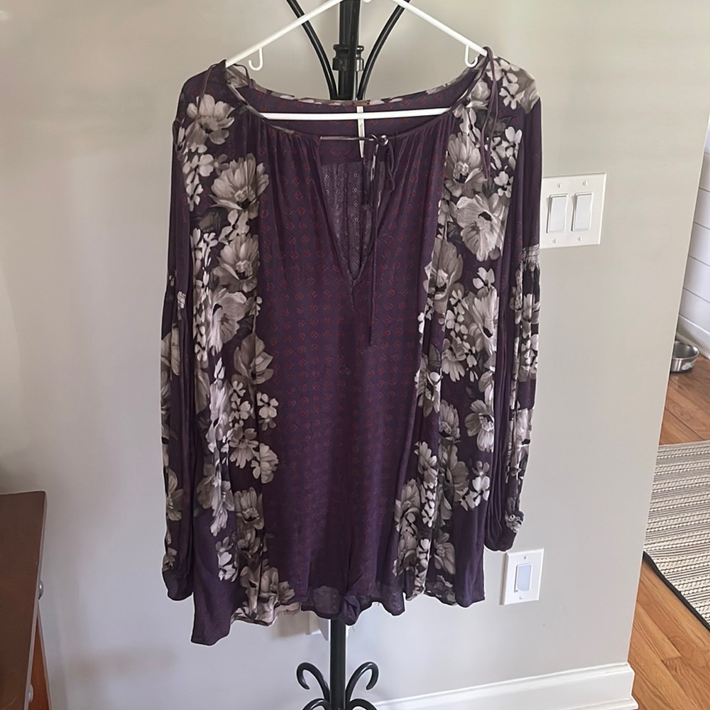 Purple Free People Romper - Size Small